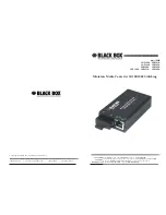 Preview for 1 page of Black Box LGC120A User Manual