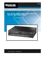 Black Box LGS103AE Installation Manual предпросмотр