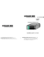 Black Box LH8000A-C Installation And User Manual предпросмотр