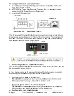 Preview for 2 page of Black Box LMM101A-R2 Quick Start Manual