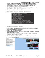 Preview for 3 page of Black Box LMM101A-R2 Quick Start Manual