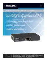 Black Box LPB708A Installation And Operation Manual предпросмотр