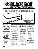 Preview for 1 page of Black Box LR1530A-R3 Specifications