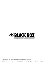 Black Box LR9501A Quick Start Manual предпросмотр