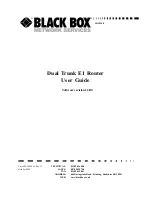 Предварительный просмотр 1 страницы Black Box LRU4240 User Manual