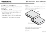 Предварительный просмотр 1 страницы Black Box LRXI Quick Start