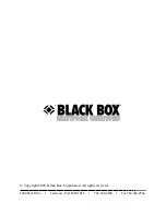 Black Box LS4103A User Manual preview
