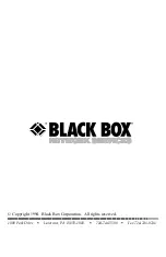 Предварительный просмотр 25 страницы Black Box LT098A Manual