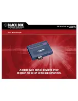 Предварительный просмотр 1 страницы Black Box LWS100A Specifications