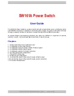 Предварительный просмотр 2 страницы Black Box Maverick SW161A User Manual