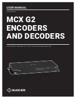 Black Box MCXG2 Series User Manual preview