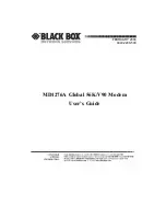 Black Box MD1276A User Manual preview