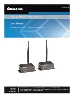 Preview for 1 page of Black Box MDR100A-R5 User Manual