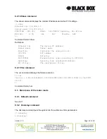 Preview for 62 page of Black Box MDS920C-10BT User Manual