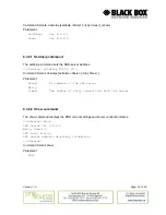 Preview for 63 page of Black Box MDS920C-10BT User Manual