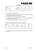 Preview for 9 page of Black Box MDS932AE-10BT User Manual