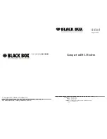 Предварительный просмотр 1 страницы Black Box MDU9705A-V35 Manual