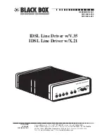 Black Box ME0002A-V35 User Manual предпросмотр