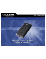 Предварительный просмотр 1 страницы Black Box ME1240A-F Specifications