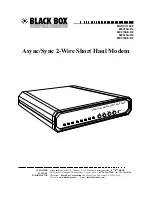 Preview for 1 page of Black Box ME375A-R2 User Manual