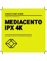 Preview for 1 page of Black Box MEDIACENTO IPX 4K Quick Start Manual