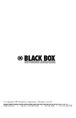 Black Box MicroRACK RM208 Manual preview