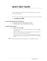 Preview for 3 page of Black Box MT1000A-13-R3 Quick Start Manual