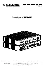 Предварительный просмотр 1 страницы Black Box MT210A Manual