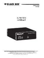 Black Box MT330A User Manual предпросмотр