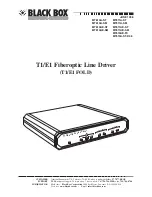 Black Box MT610A-SM Instruction Manual предпросмотр