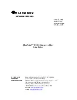 Preview for 1 page of Black Box MT660A-MM User Instructions