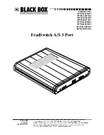 Предварительный просмотр 1 страницы Black Box MT760A-232/232 Manual