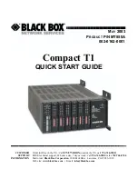 Black Box MT850A Quick Start Manual preview