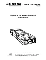 Black Box MX870A User Manual preview