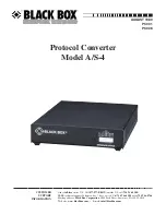 Preview for 1 page of Black Box PC001 User Manual