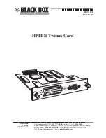 Black Box PC118C-R2 User Manual preview