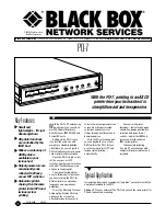 Black Box PCA36A Specifications preview