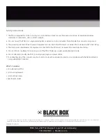 Preview for 2 page of Black Box PDUMV24-S15-120V User Manual