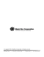 Preview for 1 page of Black Box PI035A Instructions Manual