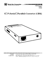 Preview for 2 page of Black Box PI035A Instructions Manual