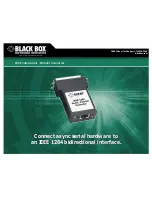 Black Box PI049A Specifications preview