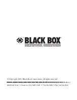 Preview for 1 page of Black Box PI125A-R2 User Manual