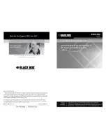 Preview for 1 page of Black Box PS7412A Installation Manual