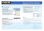 Preview for 2 page of Black Box PSE518MA Quick Start Manual