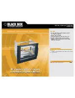 Black Box Rackmount Computer Monitor Mount Specification предпросмотр