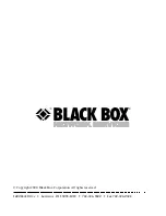 Black Box RF199A-RKMT Manual preview