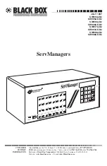 Black Box ServManager SW995A-R2 Manual preview