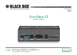 Black Box ServShare II KV221A User Manual preview