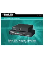 Предварительный просмотр 1 страницы Black Box ServSwitch ACU2001A Specifications