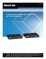 Предварительный просмотр 1 страницы Black Box ServSwitch ACU2500A User Manual